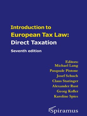 cover image of Introduction to European Tax Law on Direct Taxation